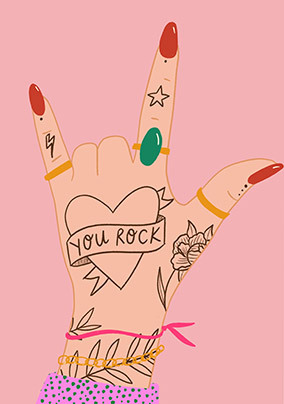 You Rock Empowering Card