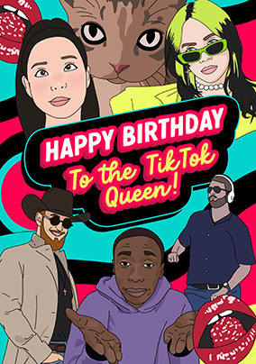 Birthday Queen Birthday Card