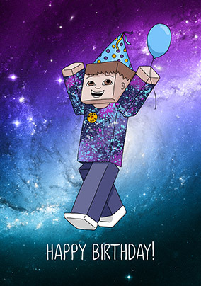 Galaxy Birthday Card