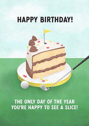 Cake Slice Birthday Card