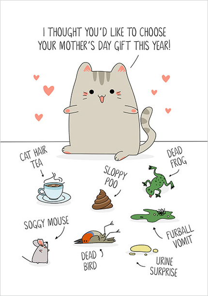 Cat Mother's Day Card