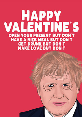 Make Love but don't Valentine's Day Card