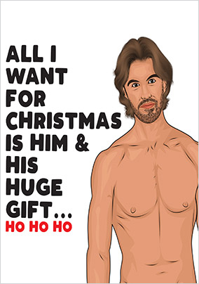 Huge Gift Funny Christmas Card