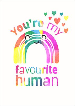 Favorite Human Birthday Card