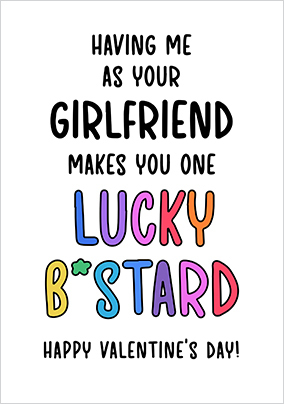 Lucky You Valentine's Day Card
