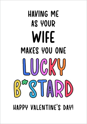 Lucky Other Half Valentine's Day Card