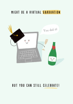 Virtual Graduation Card
