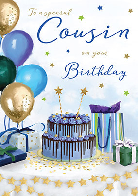 Special Cousin Birthday Card