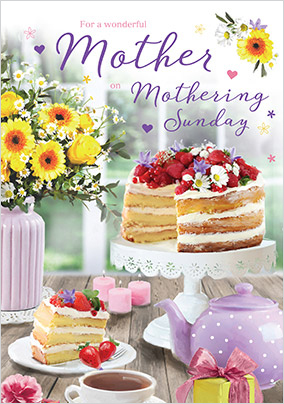 Wonderful Mothering Sunday Mother's Day Card