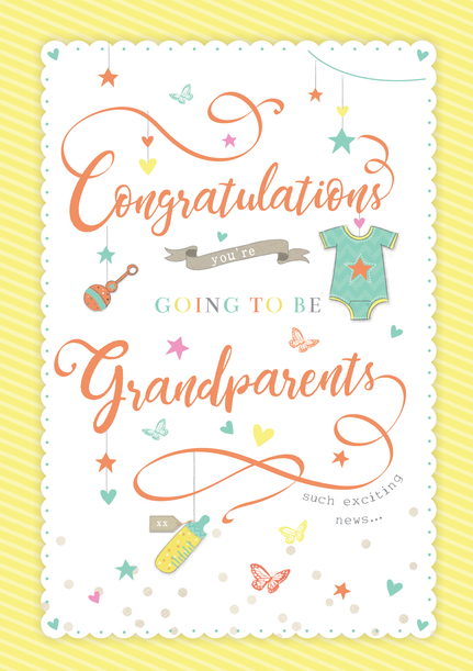 Congratulations On Going To Be Grandparents Card