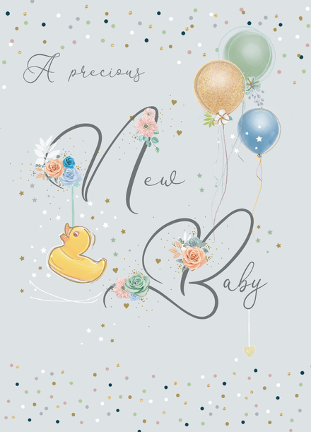 A Precious New Baby Card
