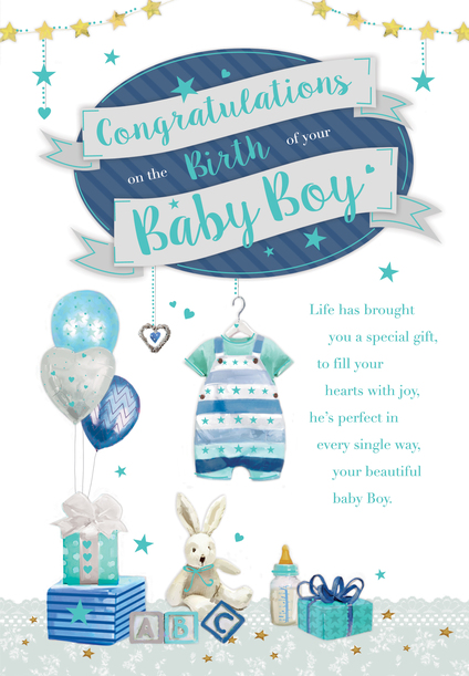 Congratulations On The Birth Of Your Baby Boy