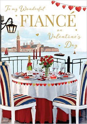 Wonderful Fiancé Valentine's Card
