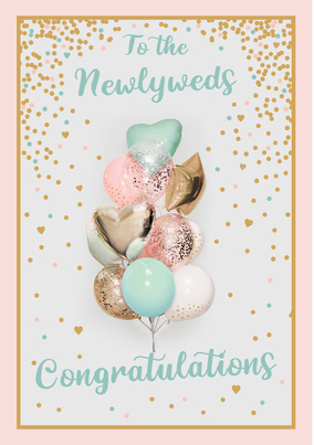 Newlyweds Congratulations Card