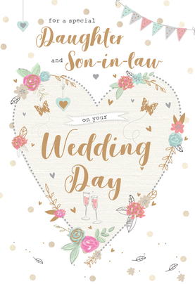 Daughter and Son in Law Wedding Card