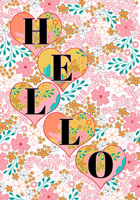 Just to Say Hello Card