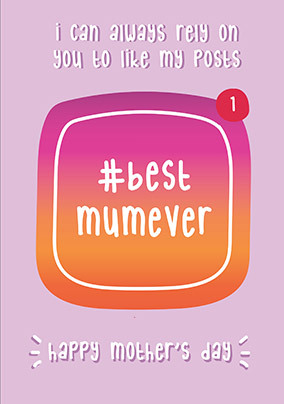 Rely On You Mother's Day Card