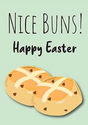 Nice Buns Easter Card