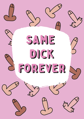 Same Dick Forever Wedding Card