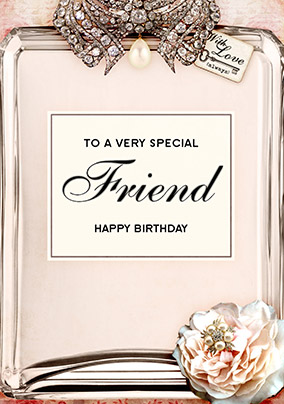 Love Labels Birthday Card - Friend