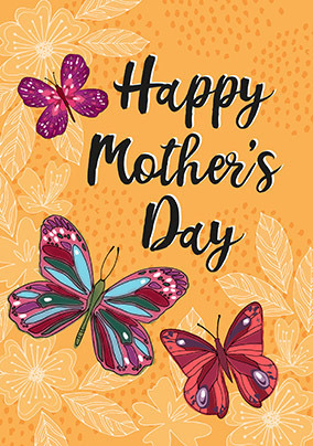 Mother's Day Butterfly Card