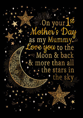1st Mother's Day as my Mummy Card