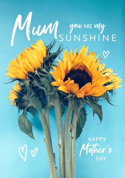 Sunflowers Mother's Day Card