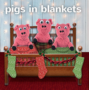 Pigs In Blankets Christmas Card