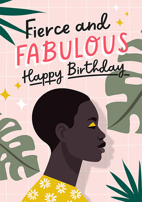 Fierce and Fabulous Empowering Card