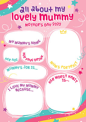 Lovely Mummy Mother's Day Card
