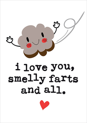 Smelly Farts and All Valentine's Day Card