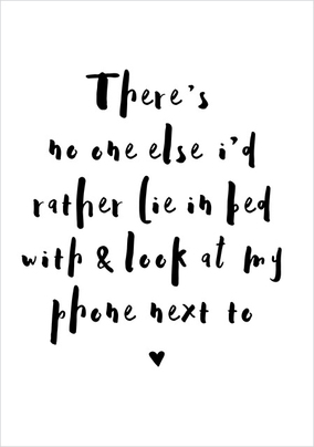Look at My Phone Valentine's Day Card