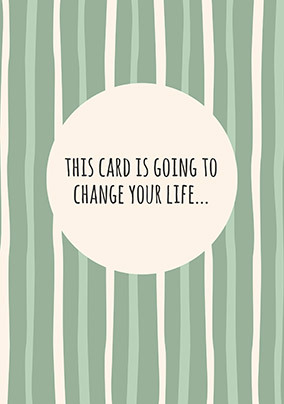 This card is going to change your Life...Grandparents