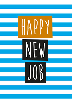 Happy New Job Card