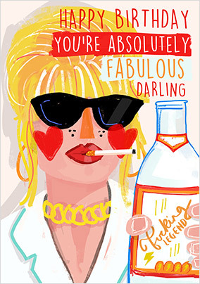 Darling Birthday Card