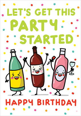 Lets Get This Party Started Card