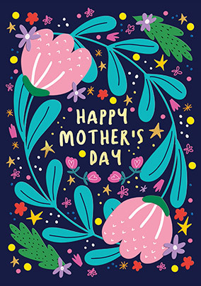 Happy Mother's Day Floral Card