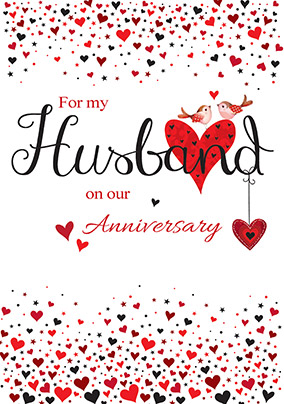 For My Husband On Our Anniversary Card