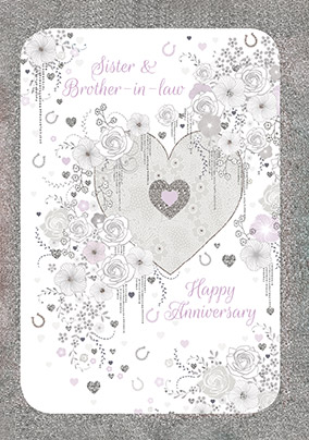 Sister and Brother-In-Law Anniversary Card