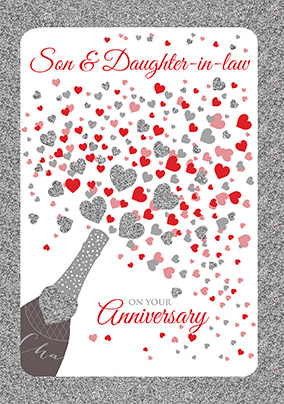 Son and Daughter-In-Law Anniversary Card