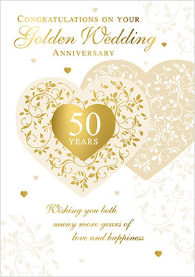 Congrats on Your Golden Anniversary Card