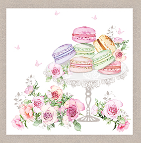 Macaroons Birthday Card