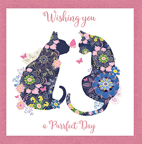 Purrrfect Day Birthday Card