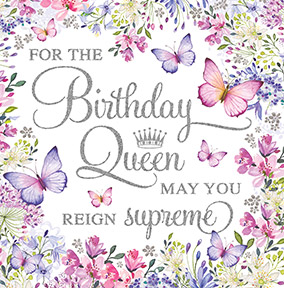 Birthday Queen Card