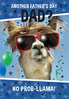 Another Father's Day? No Prob-llama Card