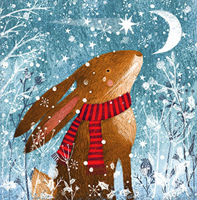 Hare Christmas Card