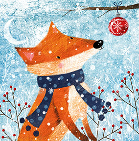 Fox Christmas Card