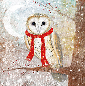 Owl Christmas Card