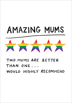 Amazing Mums Review Card