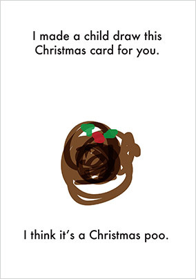 Christmas Poo Card